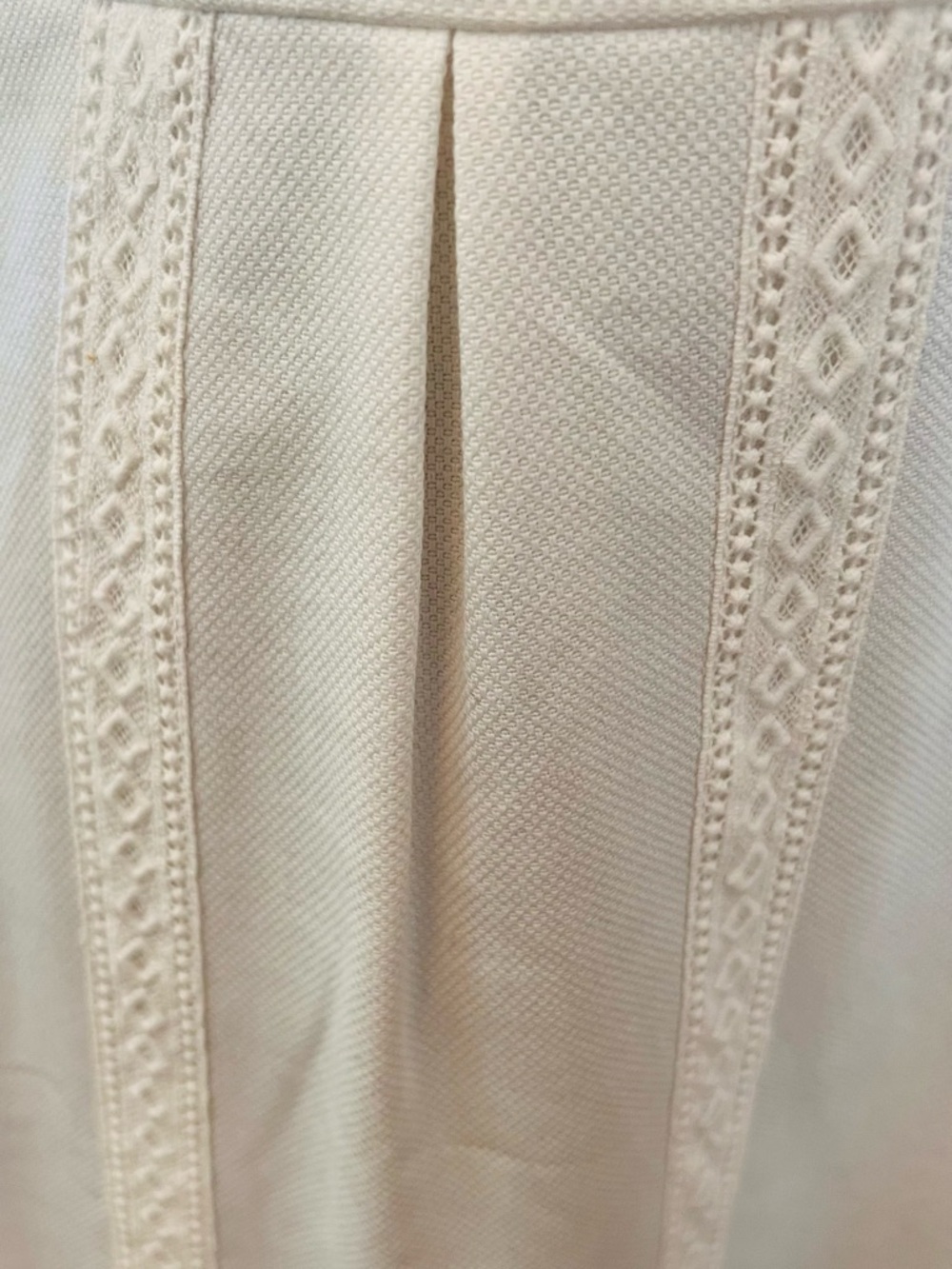 J.Crew A4090 White Eyelet Dress Size 6 NWT Lace Trim Sleeveless - Picture 3 of 10